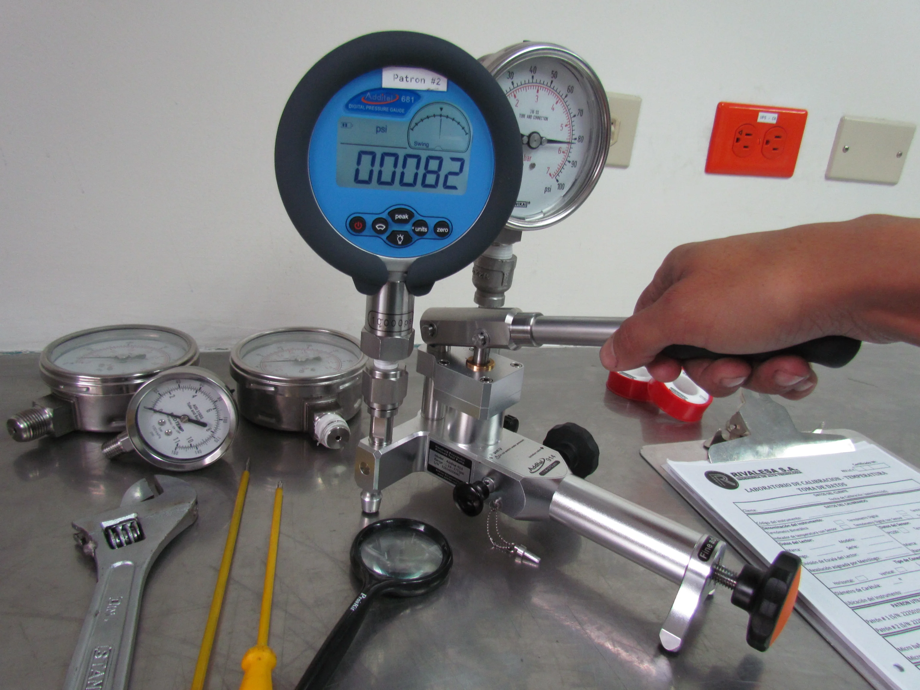 Calibración de Presión